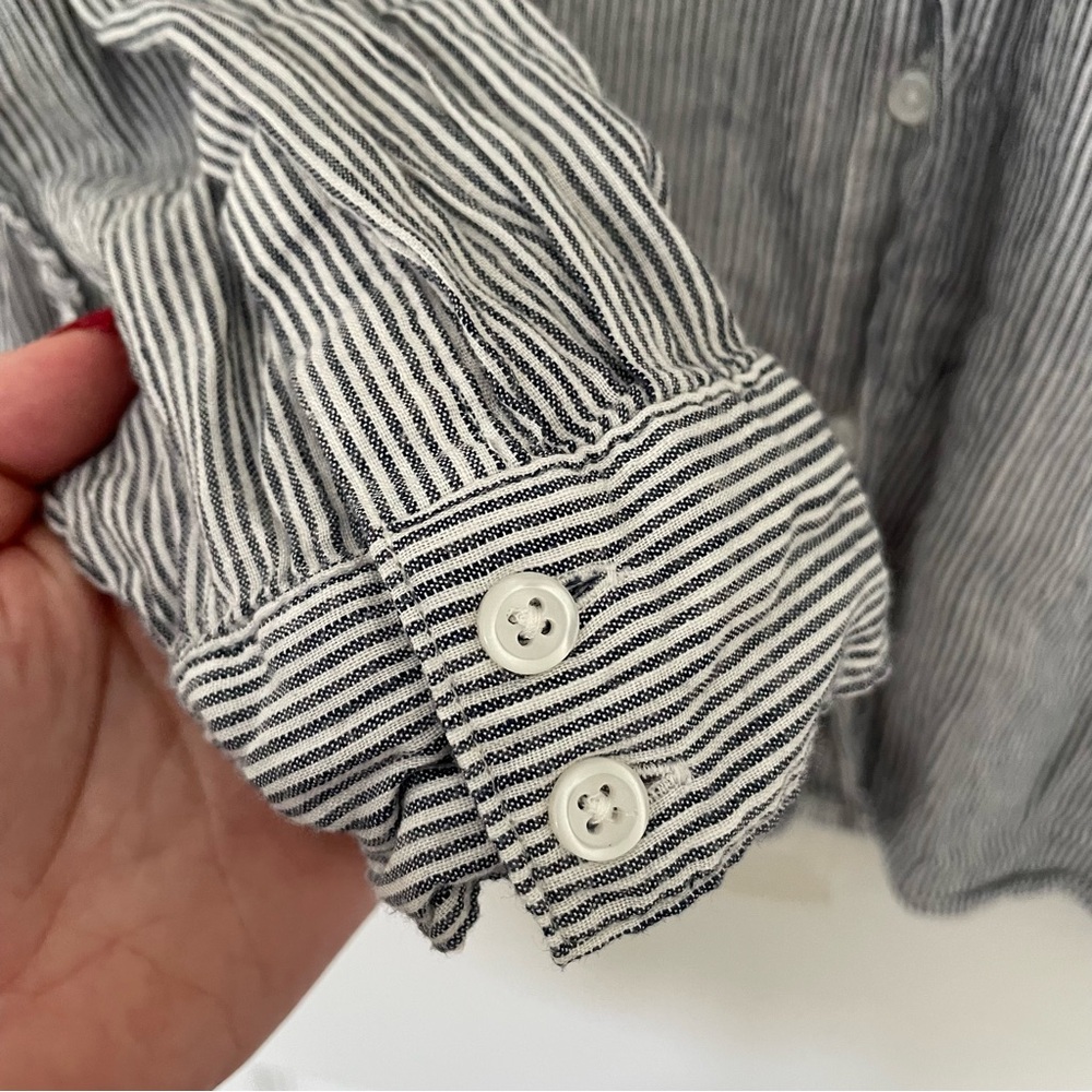 Striped Button-Up Shirt - Picture 3 of 4